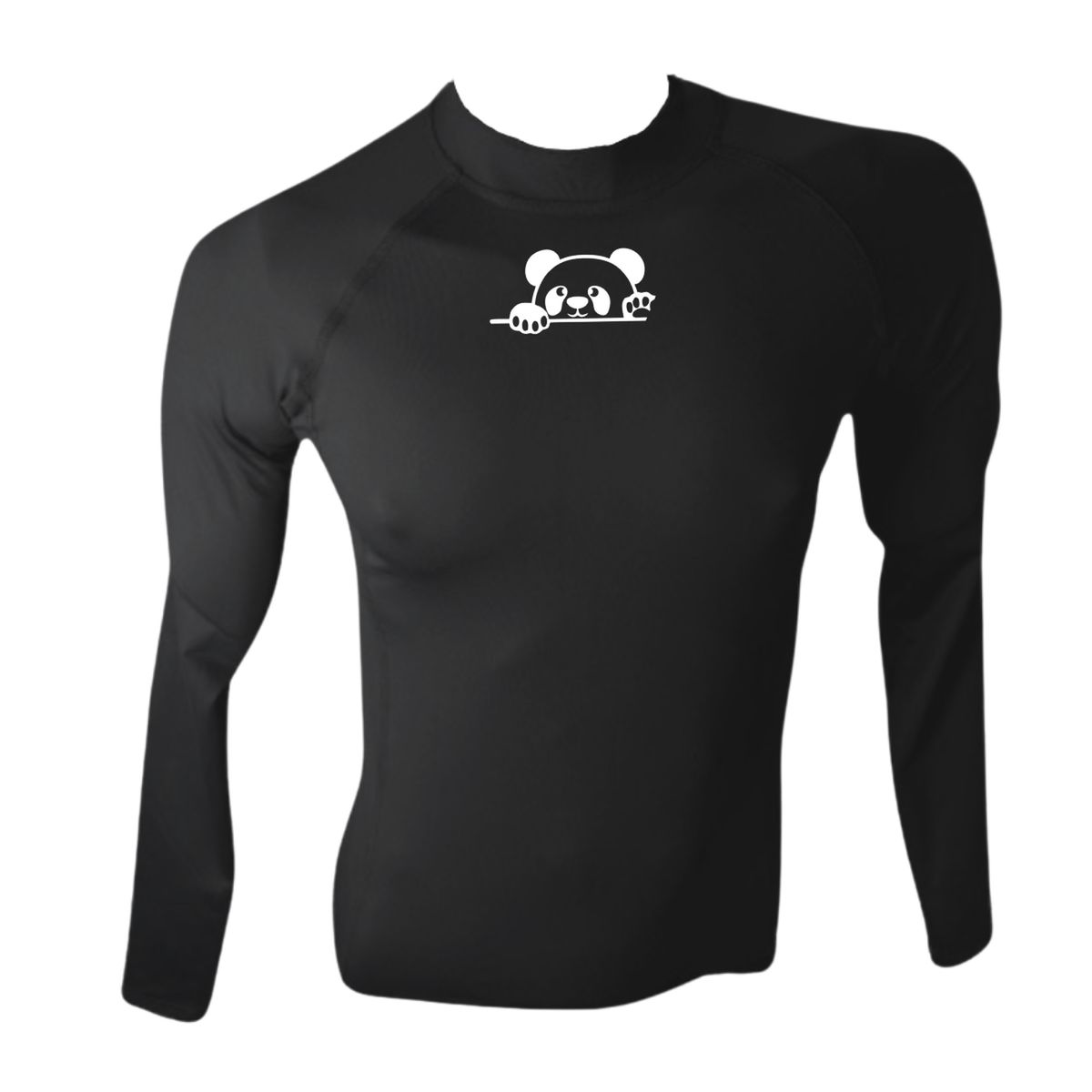 AQUA&MODA - LICRA BRASILERA CON PROTECCIÓN UV AQUAMODA LBAMOSHN OSO HOMBRE LOGO BLANCO REFLECTIVO