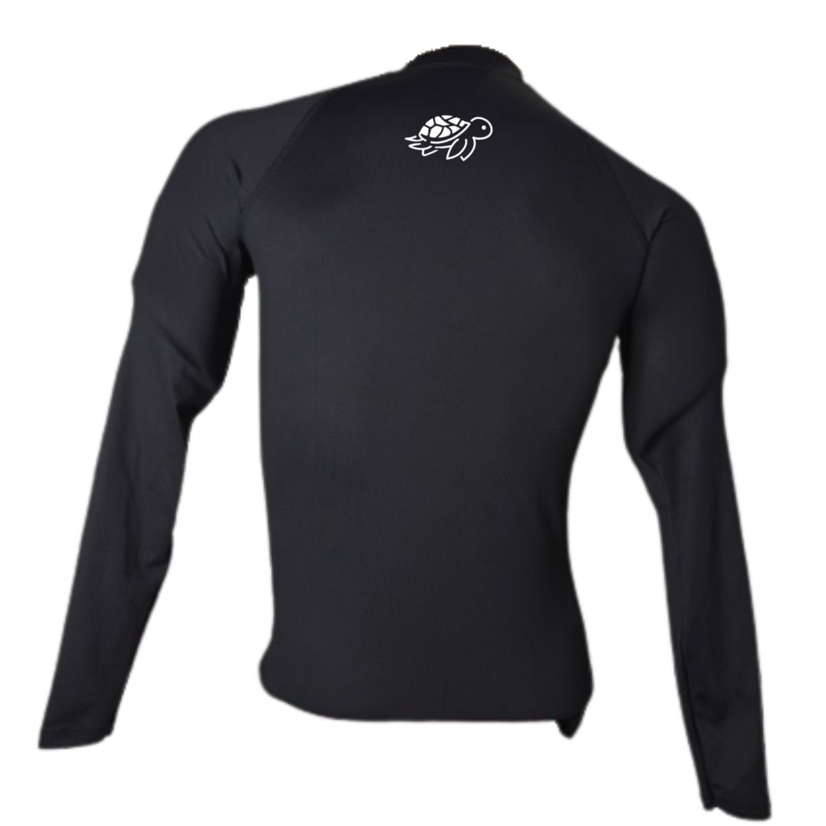 AQUA&MODA - LICRA BRASILERA CON PROTECCIÓN UV AQUAMODA TORTUGA LBAMTONH NEGRO LOGO BLANCO REFLECTIVO