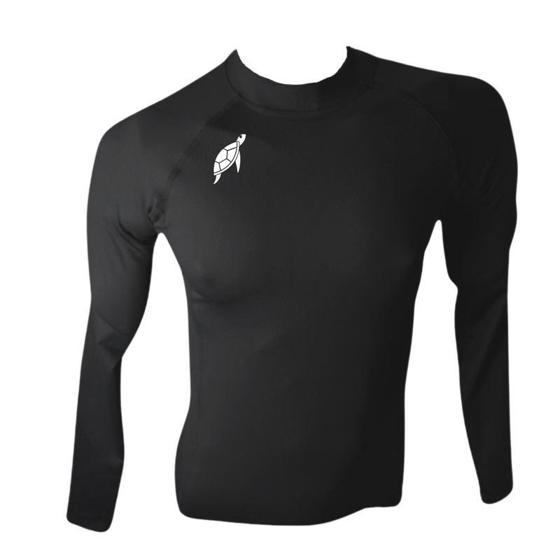 AQUA&MODA - LICRA BRASILERA CON PROTECCIÓN UV AQUAMODA LBAMTMNH TORTUGA MARINA NEGRA HOMBRE