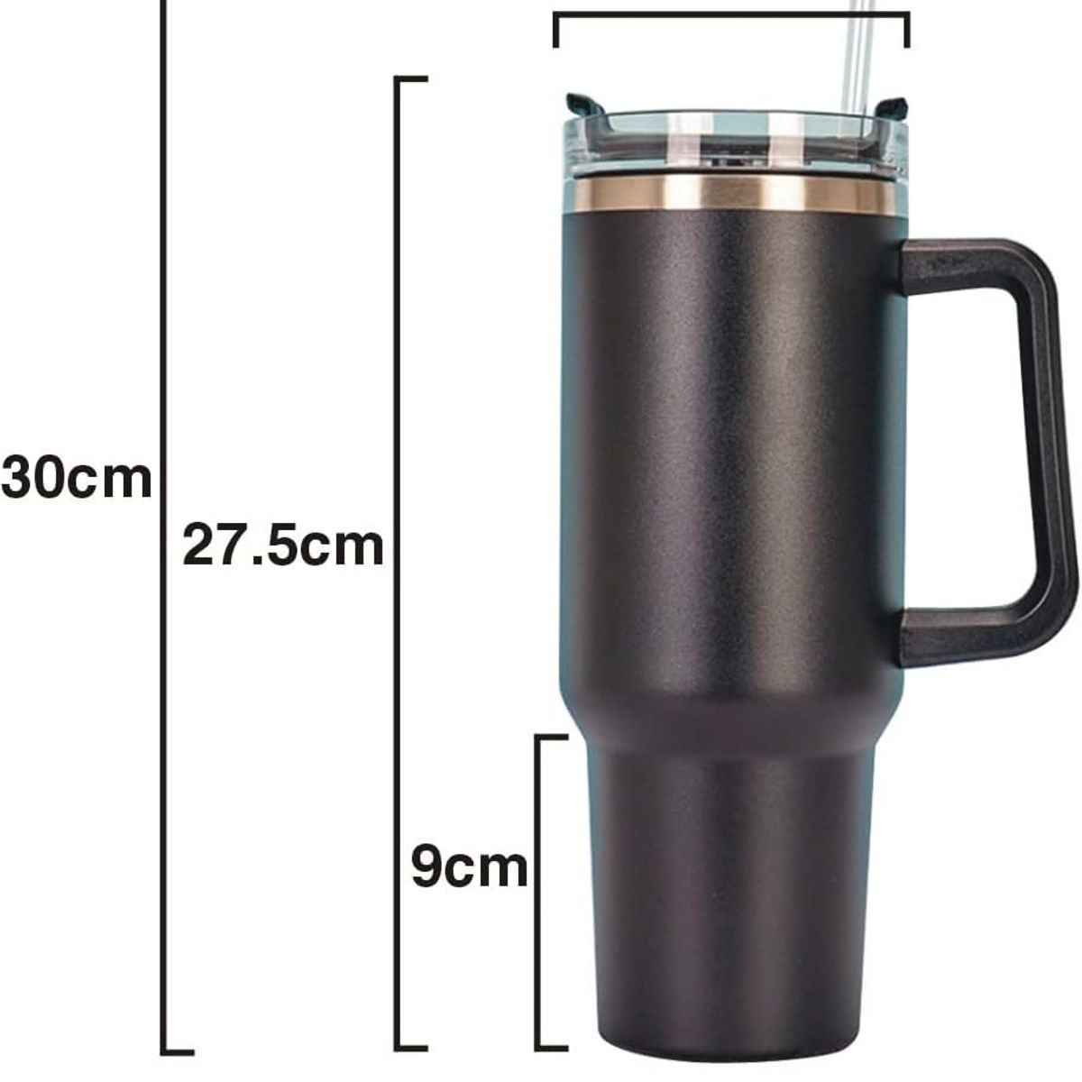 GENERICO - TERMO VASO TOMATODO TUMBLER TERMICO ACERO INOXIDABLE 40OZ