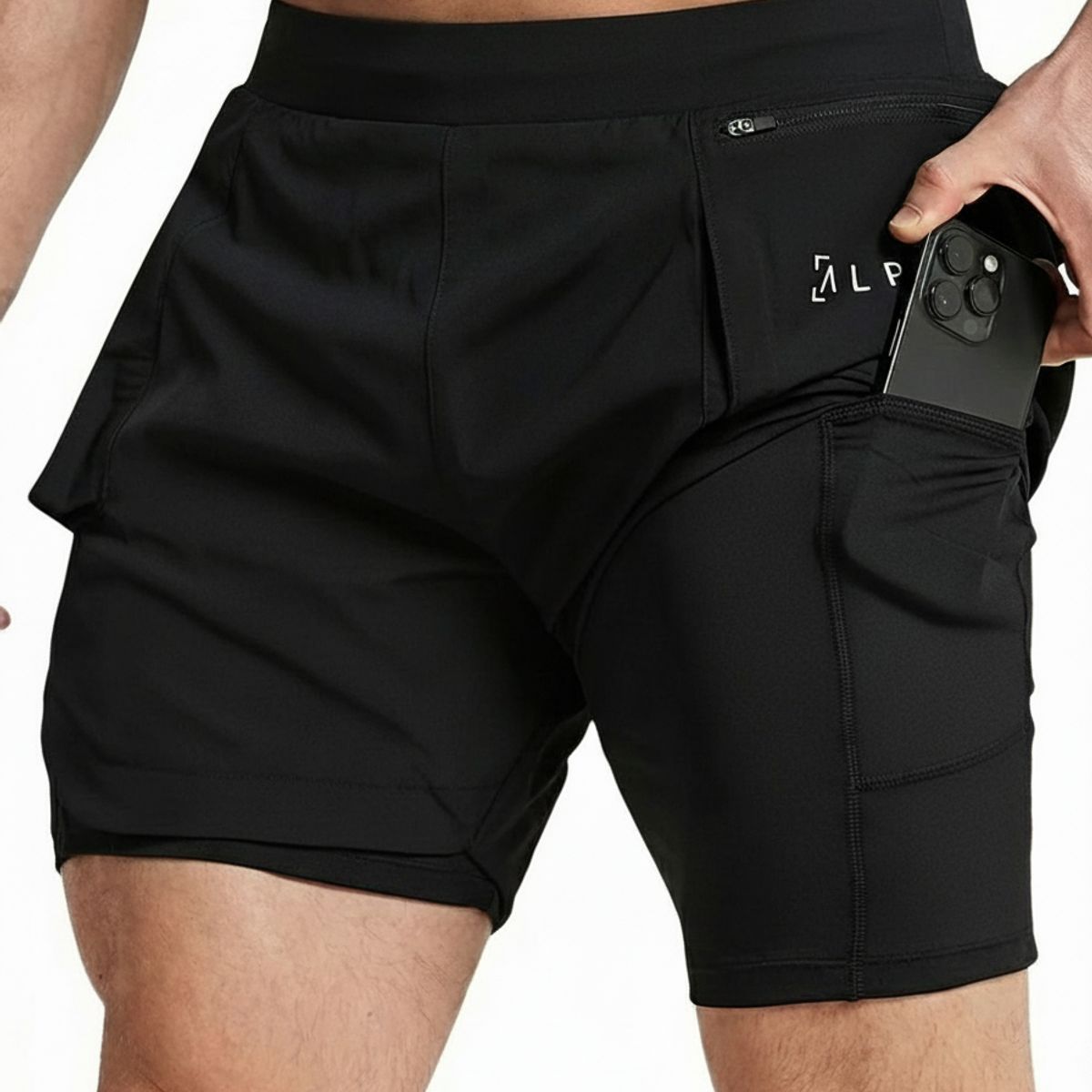 ALPHA FIT - Short deportivo Hombre - Short gym - Ropa deportiva hombre gimnasio