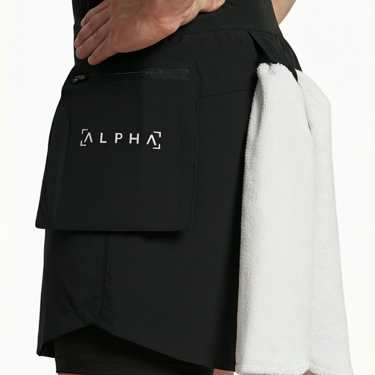 ALPHA FIT - Short deportivo Hombre - Short gym - Ropa deportiva hombre gimnasio