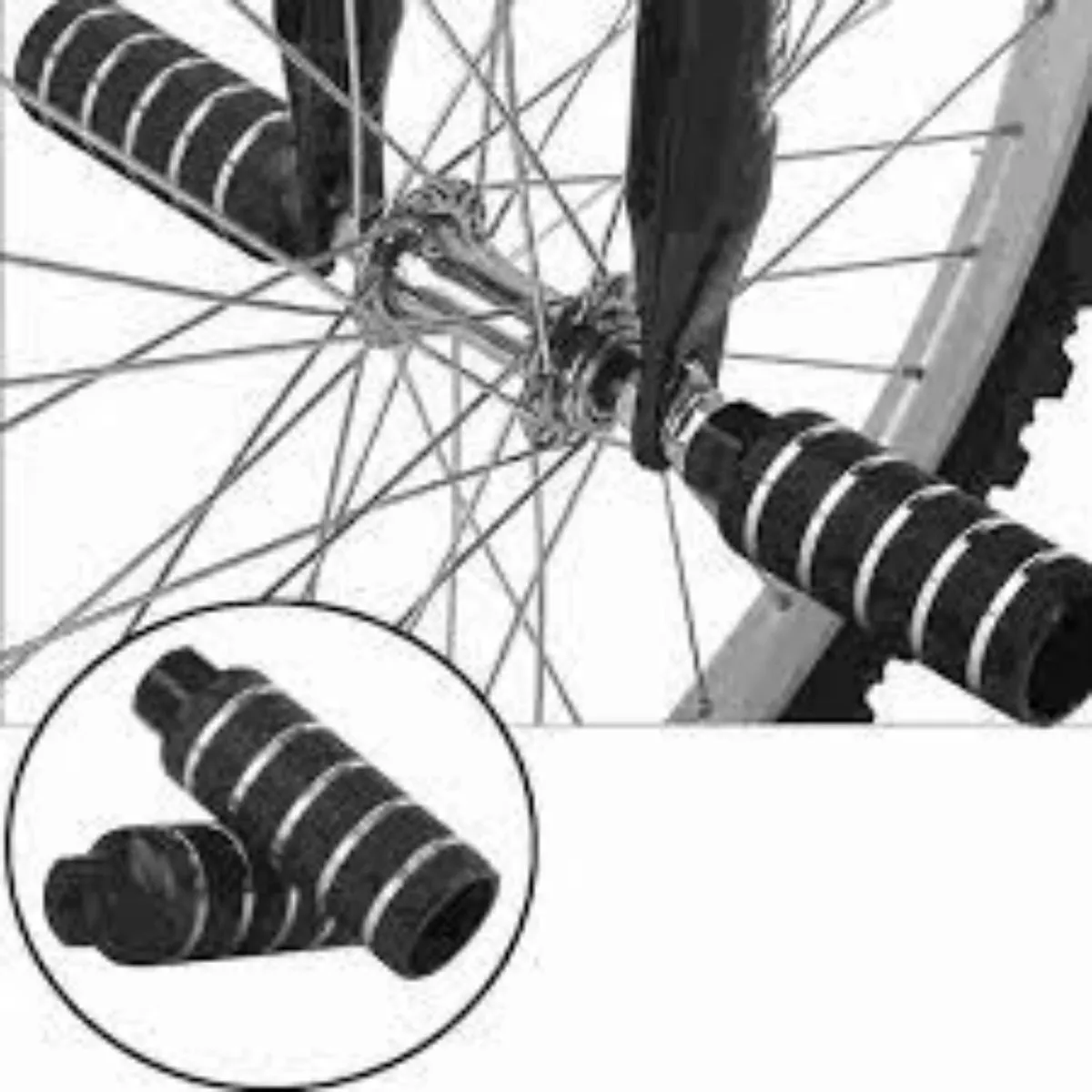 GENERICO - PAR DE PEGS O APOYO LATERAL PARA BICICLETA