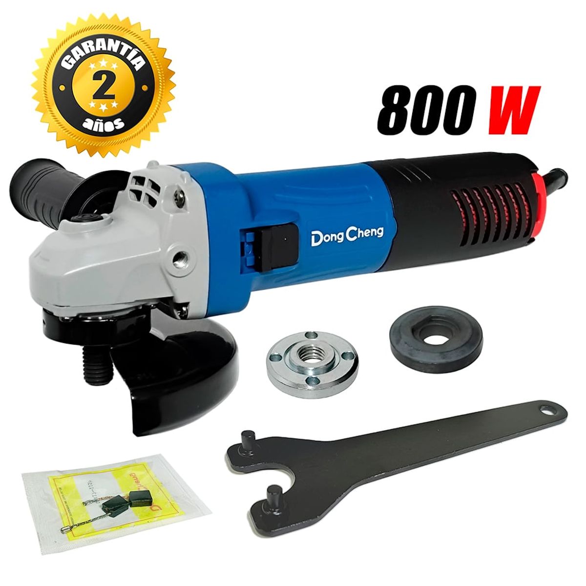 DONGCHENG - Amoladora Esmeril Angular 4½ Dongcheng DSM09-115S 800W 11800rpm