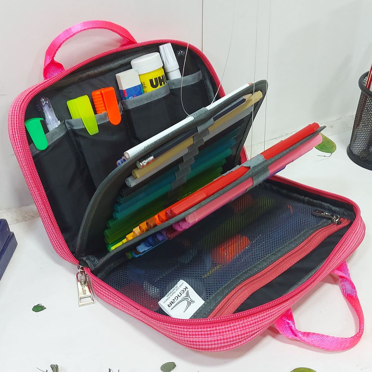 KENGAR - Cartuchera Organizadora Power Kengar -  Rosado