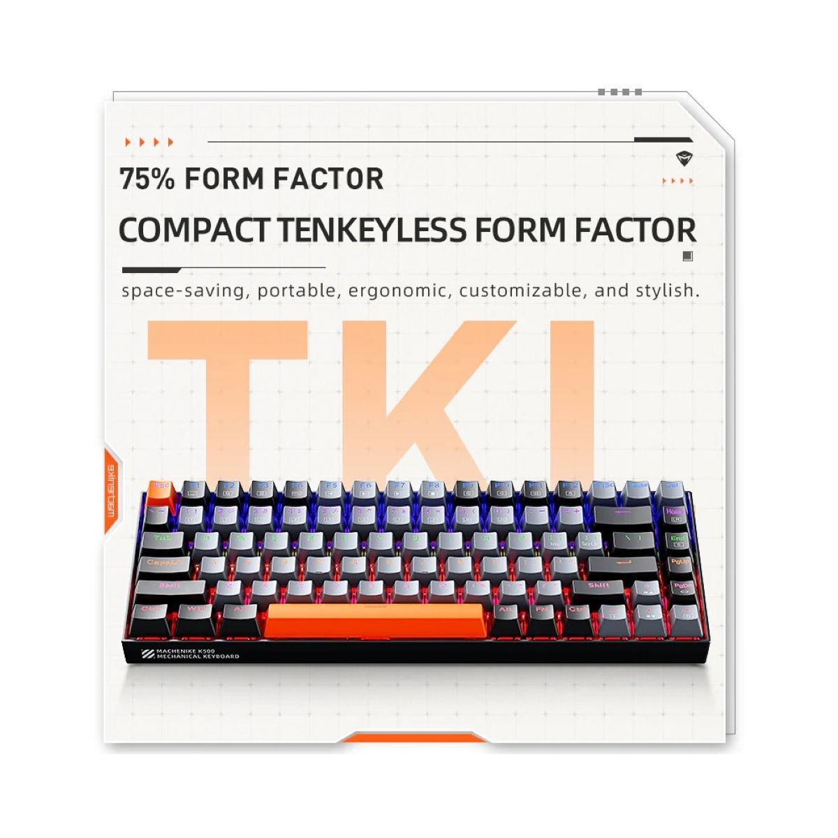 GENERICO - Teclado Mecanico Gamer Machenike K500-B84