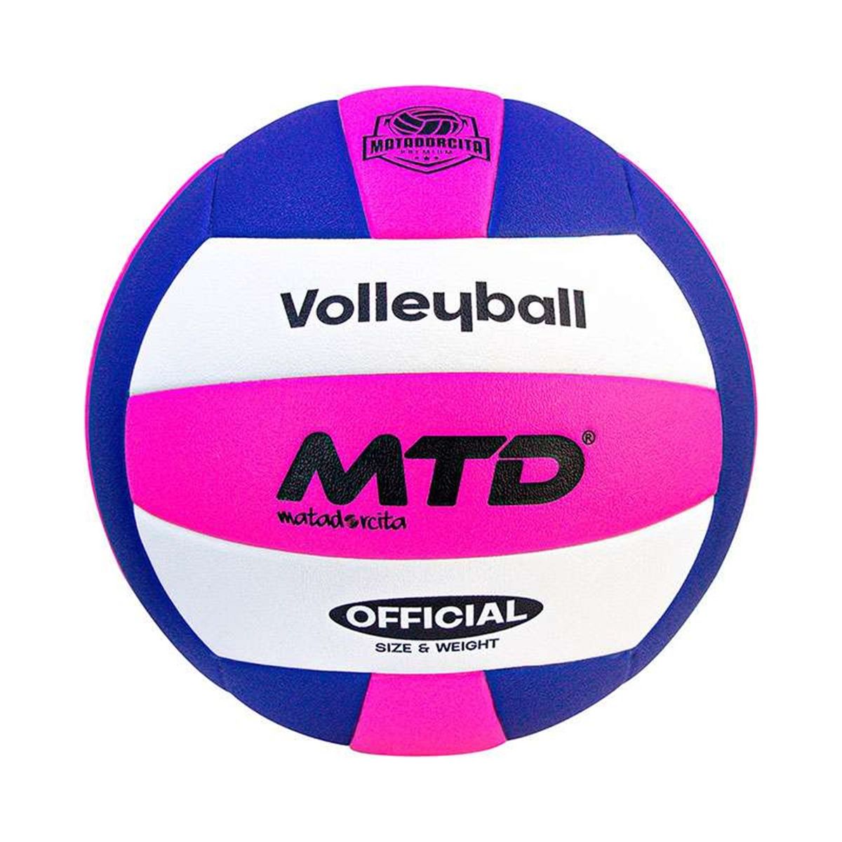 MTD - PELOTA VÓLEY TALLA 5 PREMIUM PU THERMO SELLADO HYGROSCOPIC