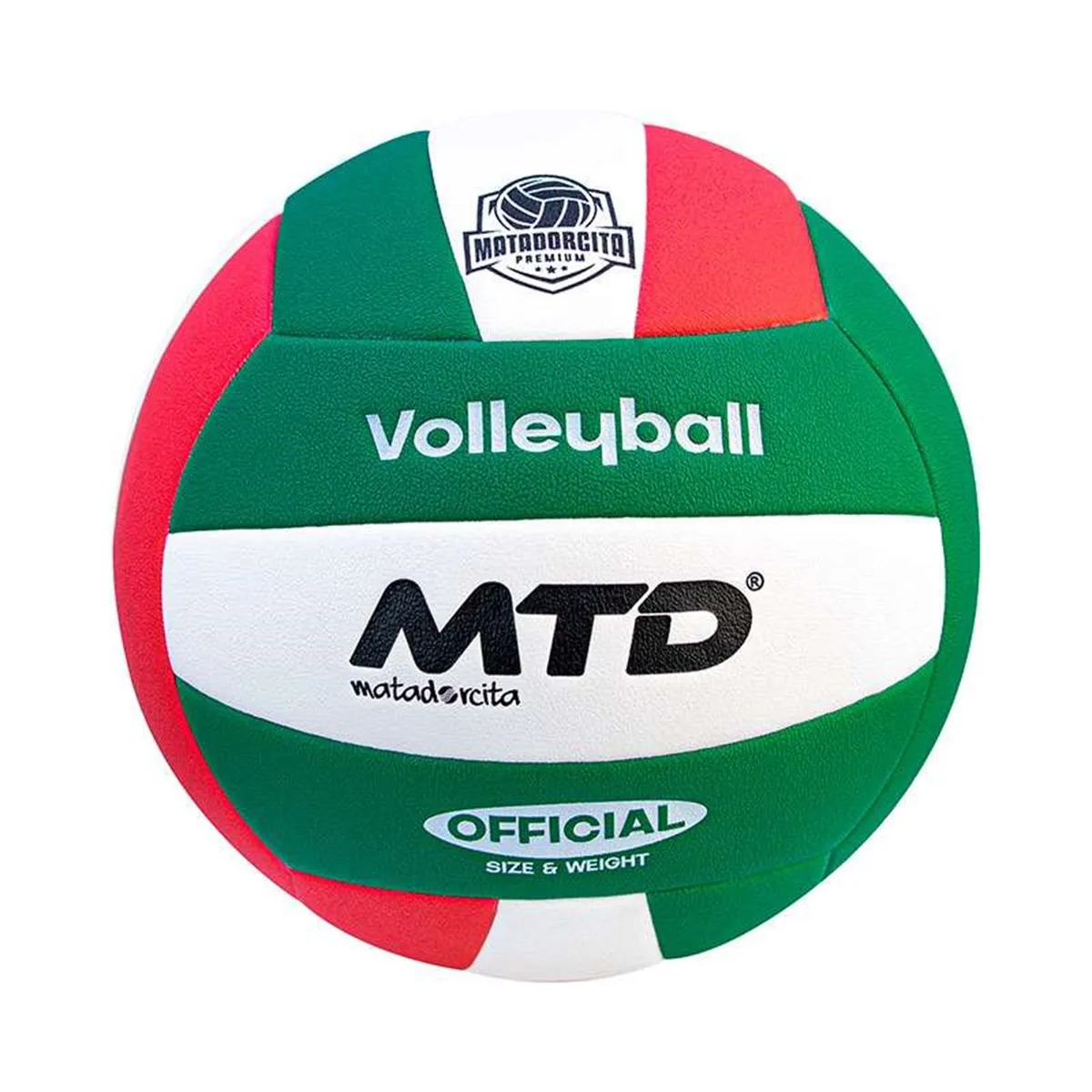 MTD - PELOTA VÓLEY TALLA 5 PREMIUM PU THERMO SELLADO HYGROSCOPIC