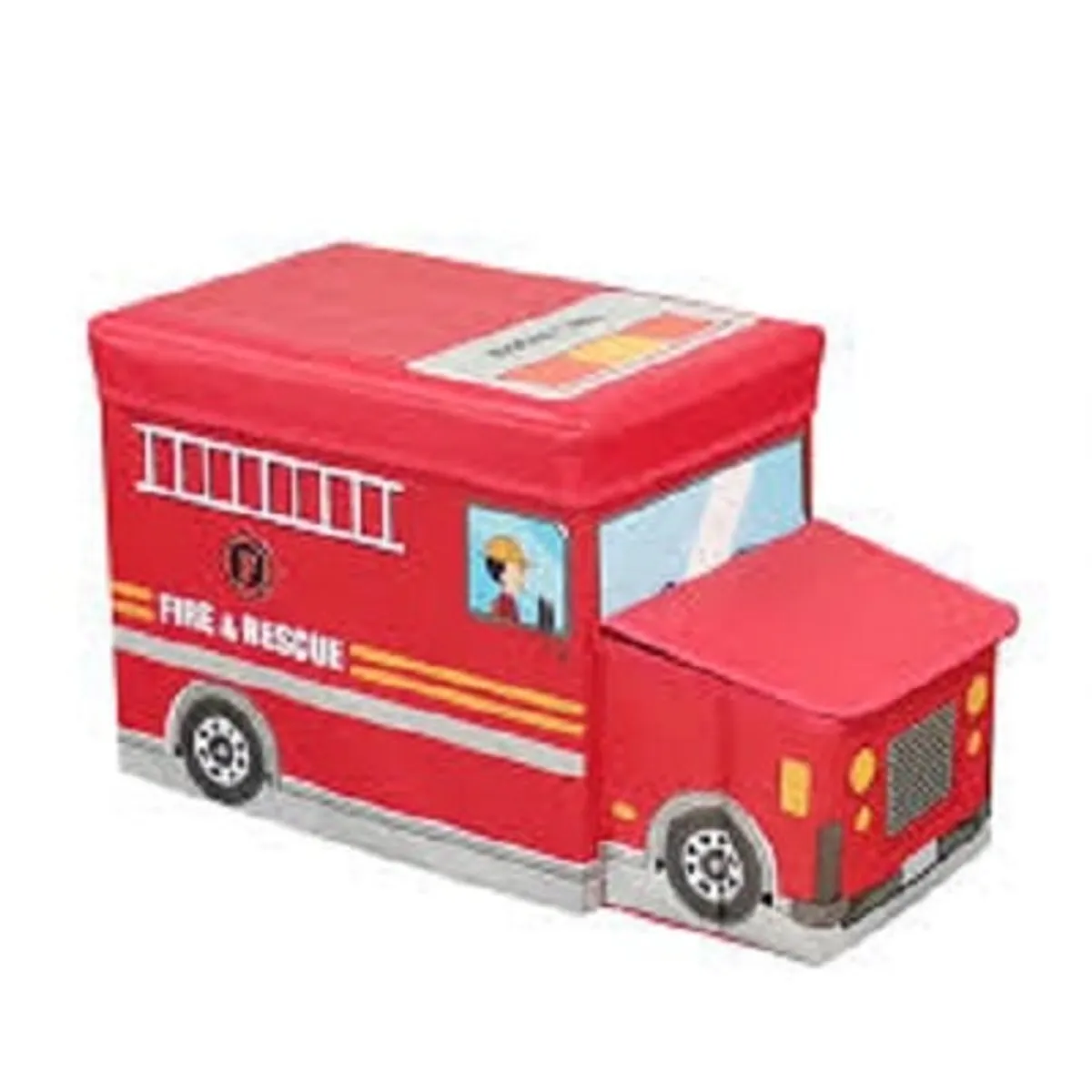 GENERICO - Caja Puff Organizador con Tapa de Juguetes para Niños