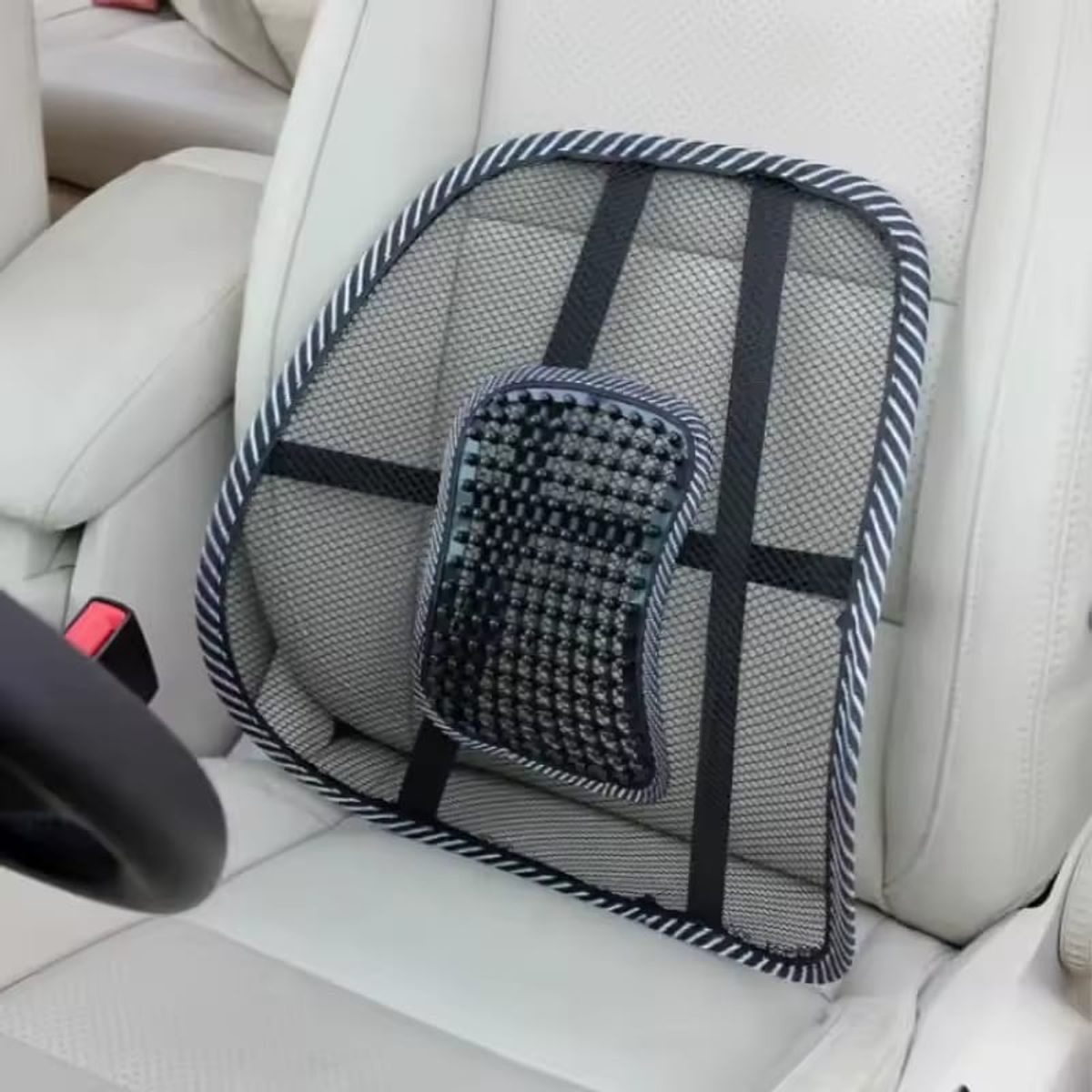 GENERICO - Soporte Lumbar Universal para Espalda de Coche Set 02Unid
