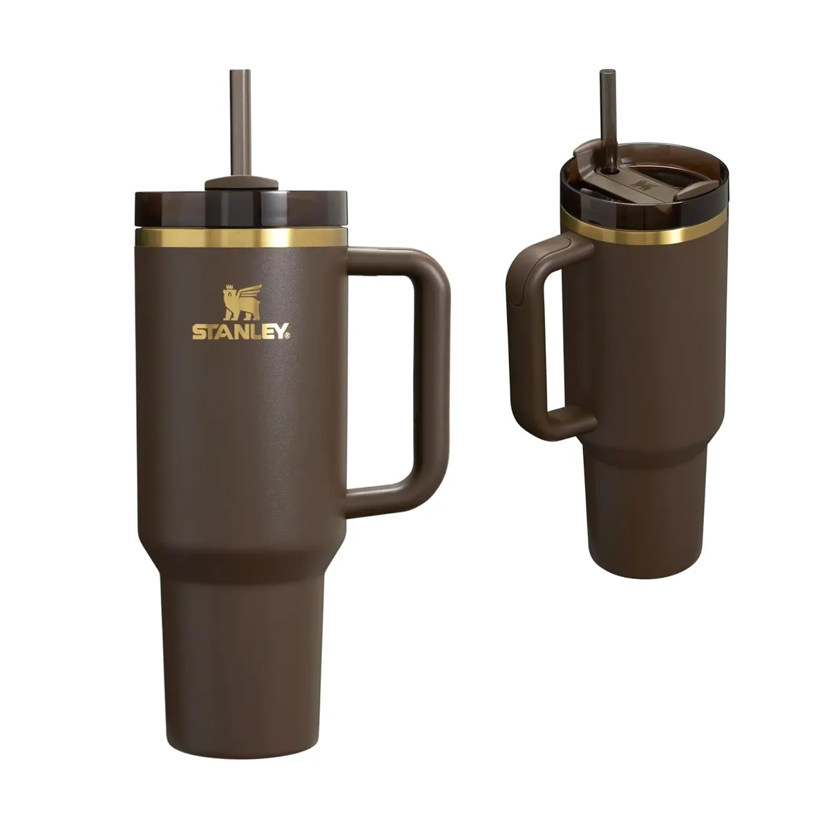 STANLEY - Stanley Quencher H20 FlowState Tumbler 40oz Chocolate Gold Exclusive