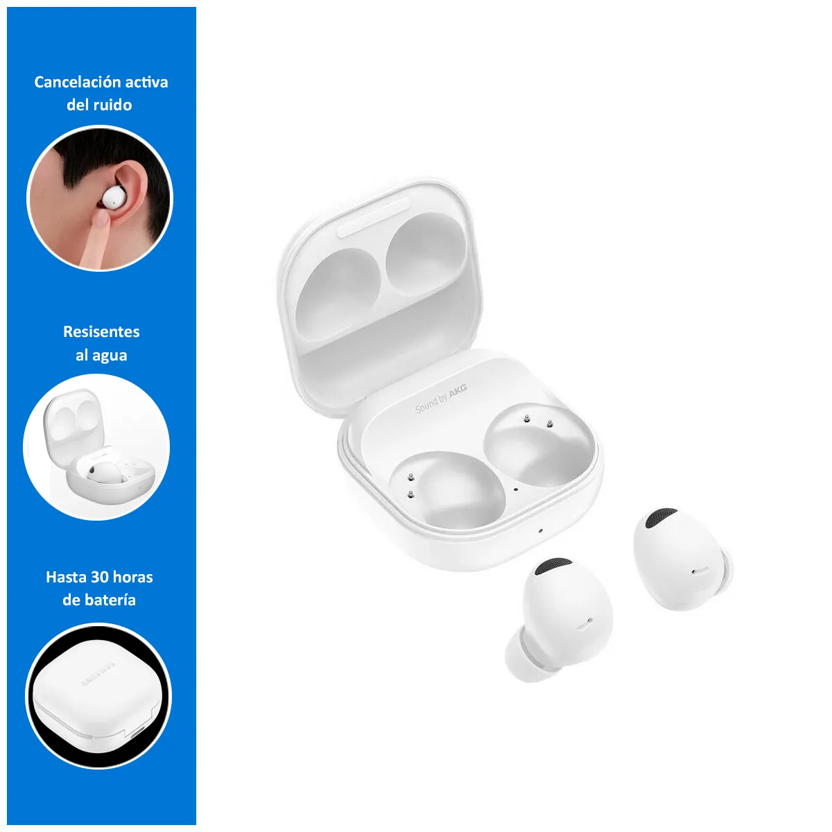 GENERICO - Audífonos Buds de 2da Generación con Bluetooth v53 Blanco