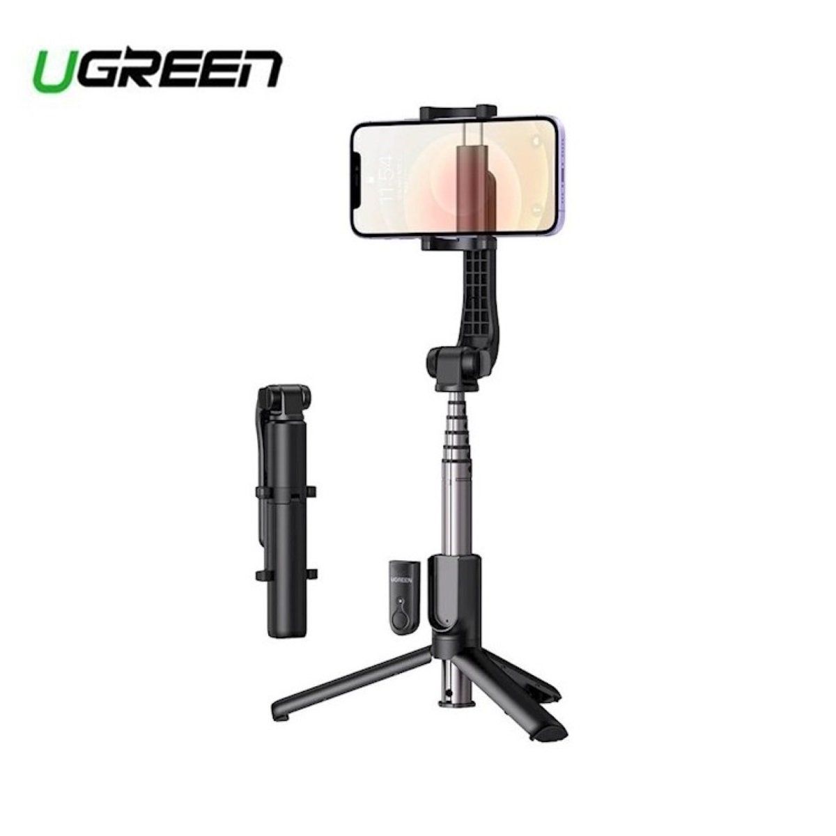 UGREEN - Palo Selfie Bluetooth con Control Remote Tripode UGREEN