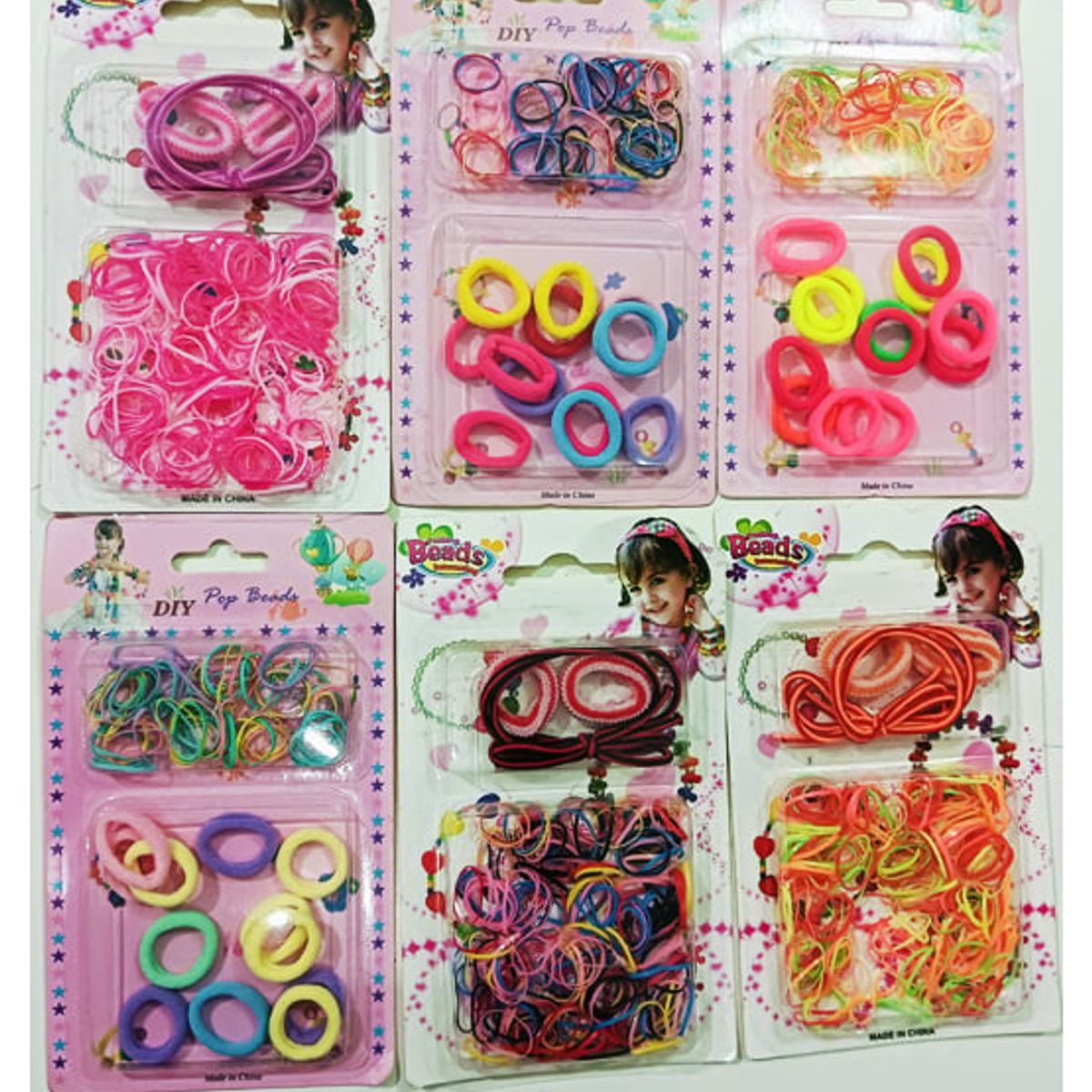 GENERICO - Accesorios De Cabello Para Niñas Set Ligas Multicolores