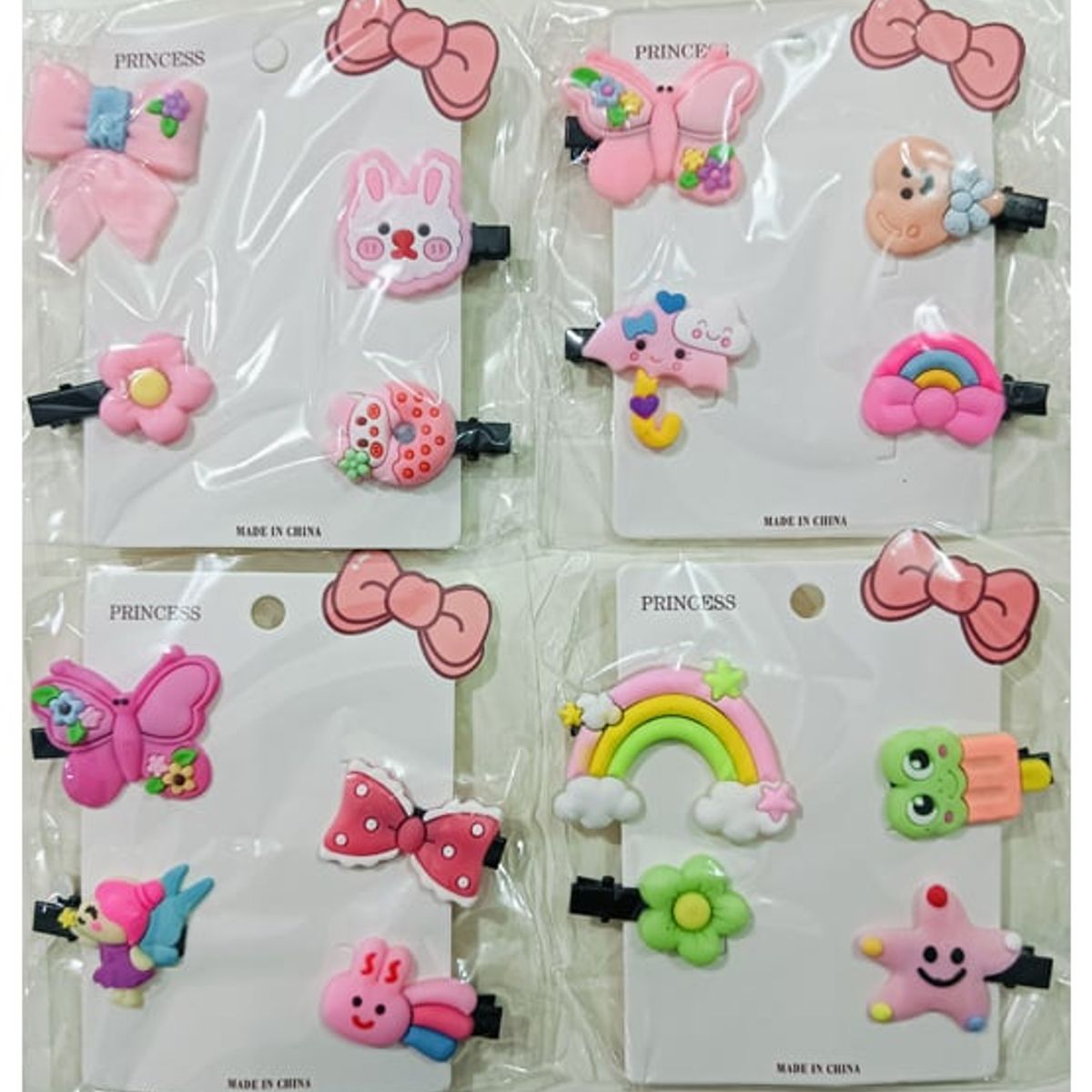 GENERICO - Ganchos Accesorios Set x 16 Ganchos De Cabello Para Niña o Bebe