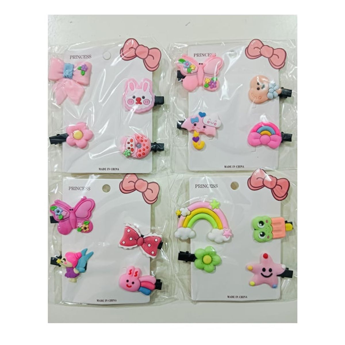 GENERICO - Ganchos Accesorios Set x 16 Ganchos De Cabello Para Niña o Bebe