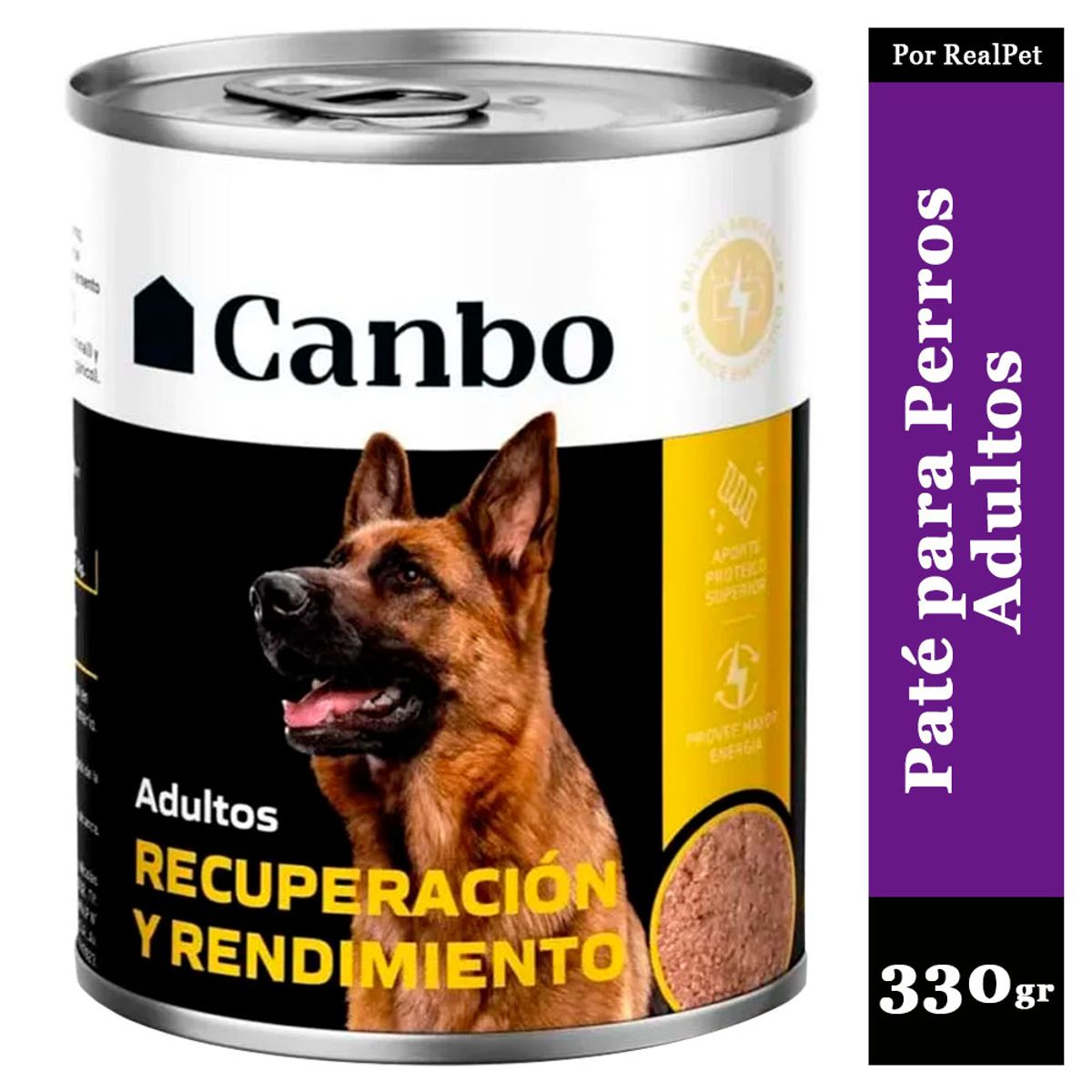 CANBO - Paté Perro Adulto Canbo Recuperación y Rendimiento 330 gr