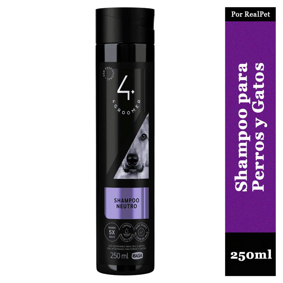 GENERICO - Shampoo Neutro Ibasa para Perros y Gatos 250ml