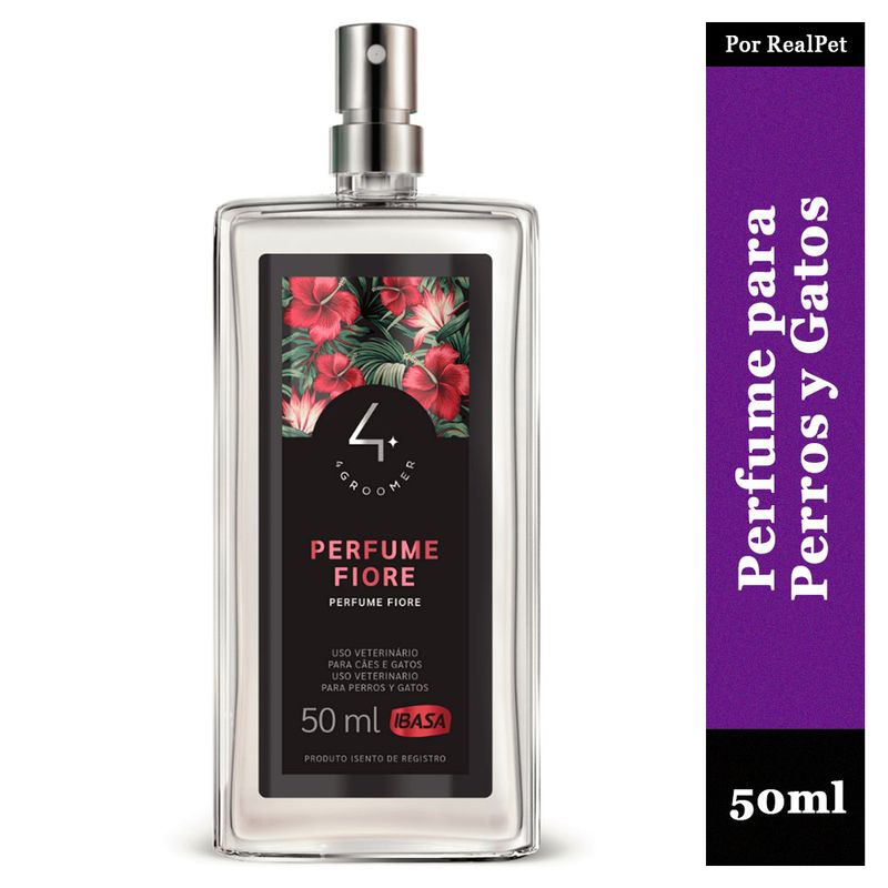 GENERICO - Perfume Fiore para Gatos y Perros Ibasa 4Groomer 50ml