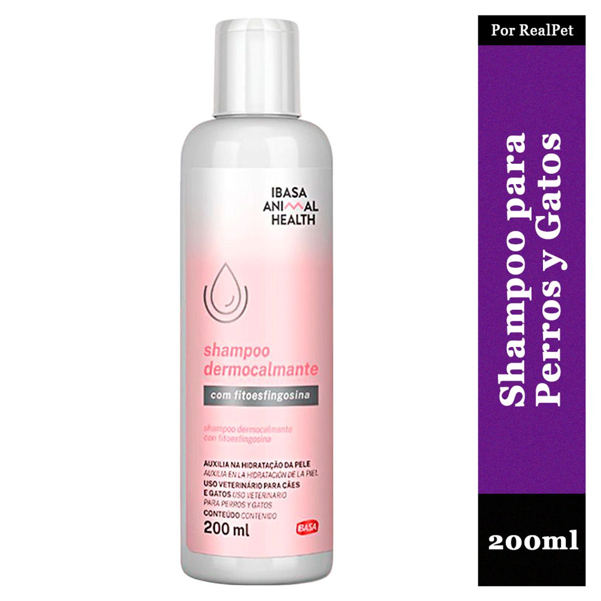 GENERICO - Shampoo Dermocalmante Ibasa Perros y Gatos 200ml