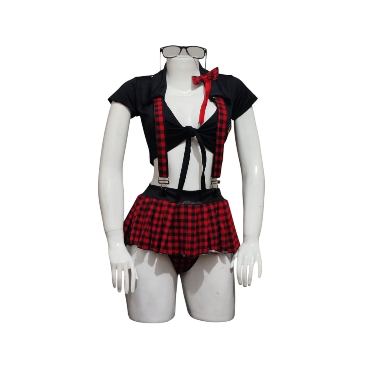 GENERICO - DISFRACES LENCERIA SEXY DE COLEGIALA EN TALLAS S-M-L