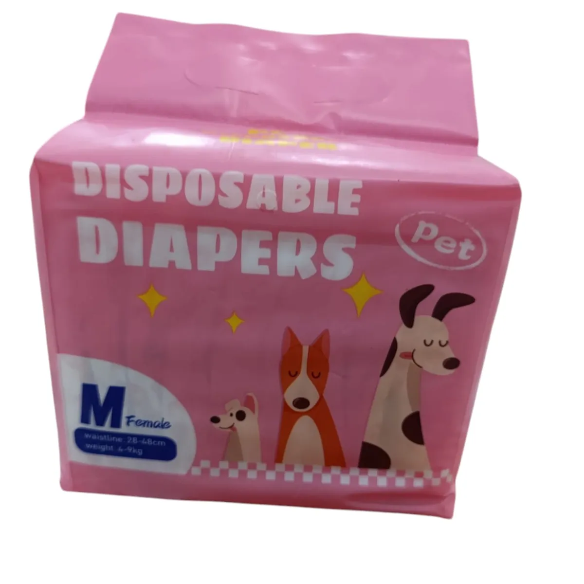 GENERICO - PAÑAL ABSORBENTE PARA PERROS HEMBRA TALLA M