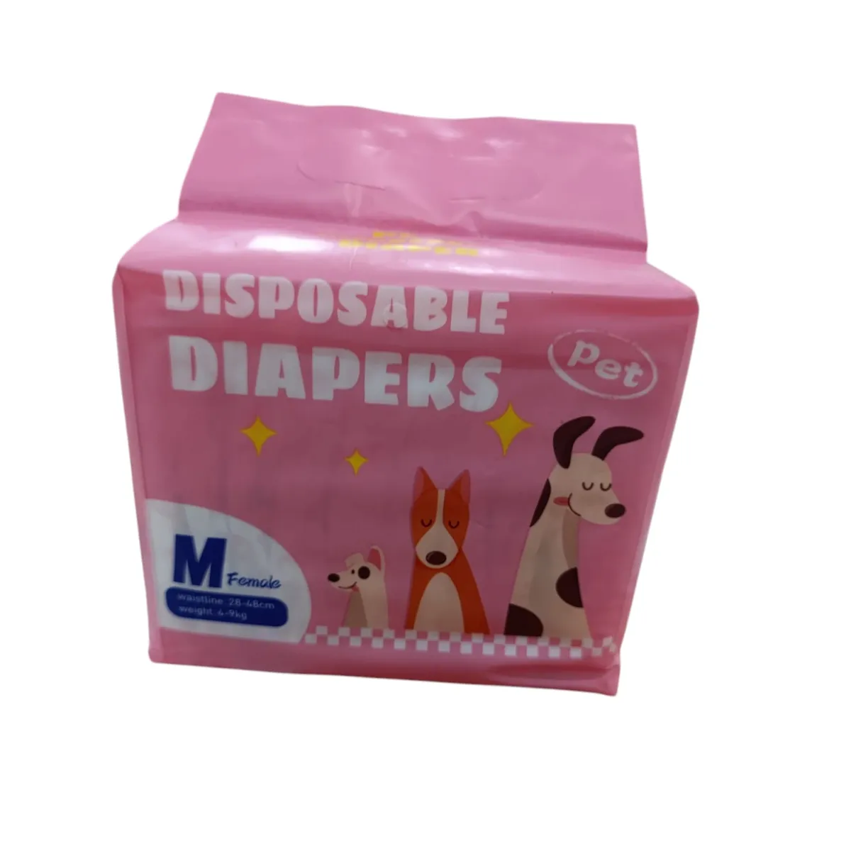 GENERICO - PAÑAL ABSORBENTE PARA PERROS HEMBRA TALLA M