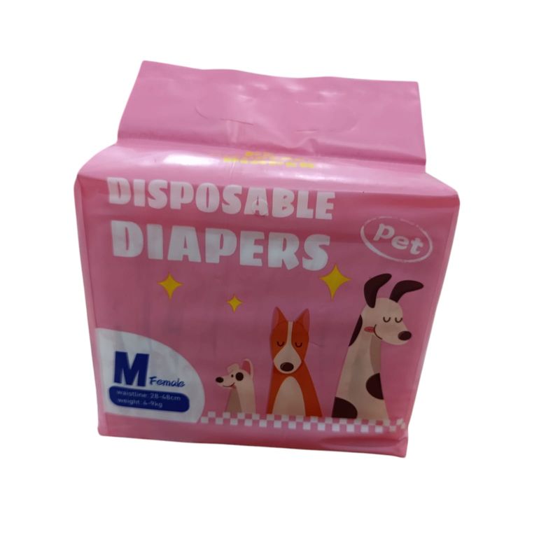 GENERICO - PAÑAL ABSORBENTE PARA PERROS HEMBRA TALLA M