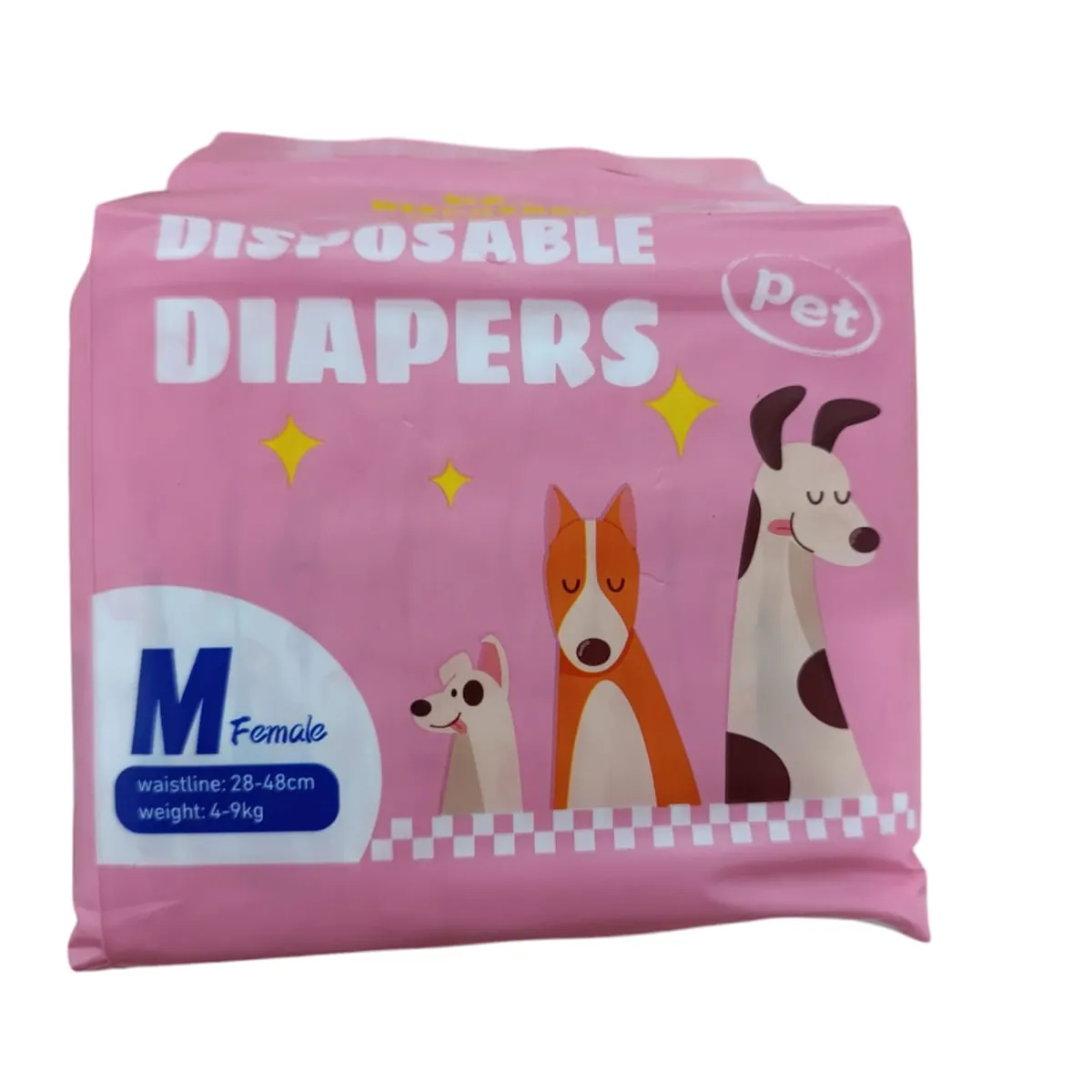 GENERICO - PAÑAL ABSORBENTE PARA PERROS HEMBRA TALLA M