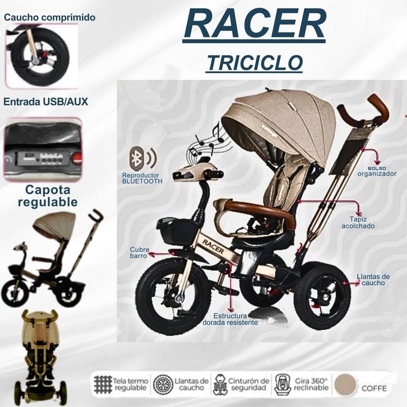 GENERICO - Triciclo Racer Cofe