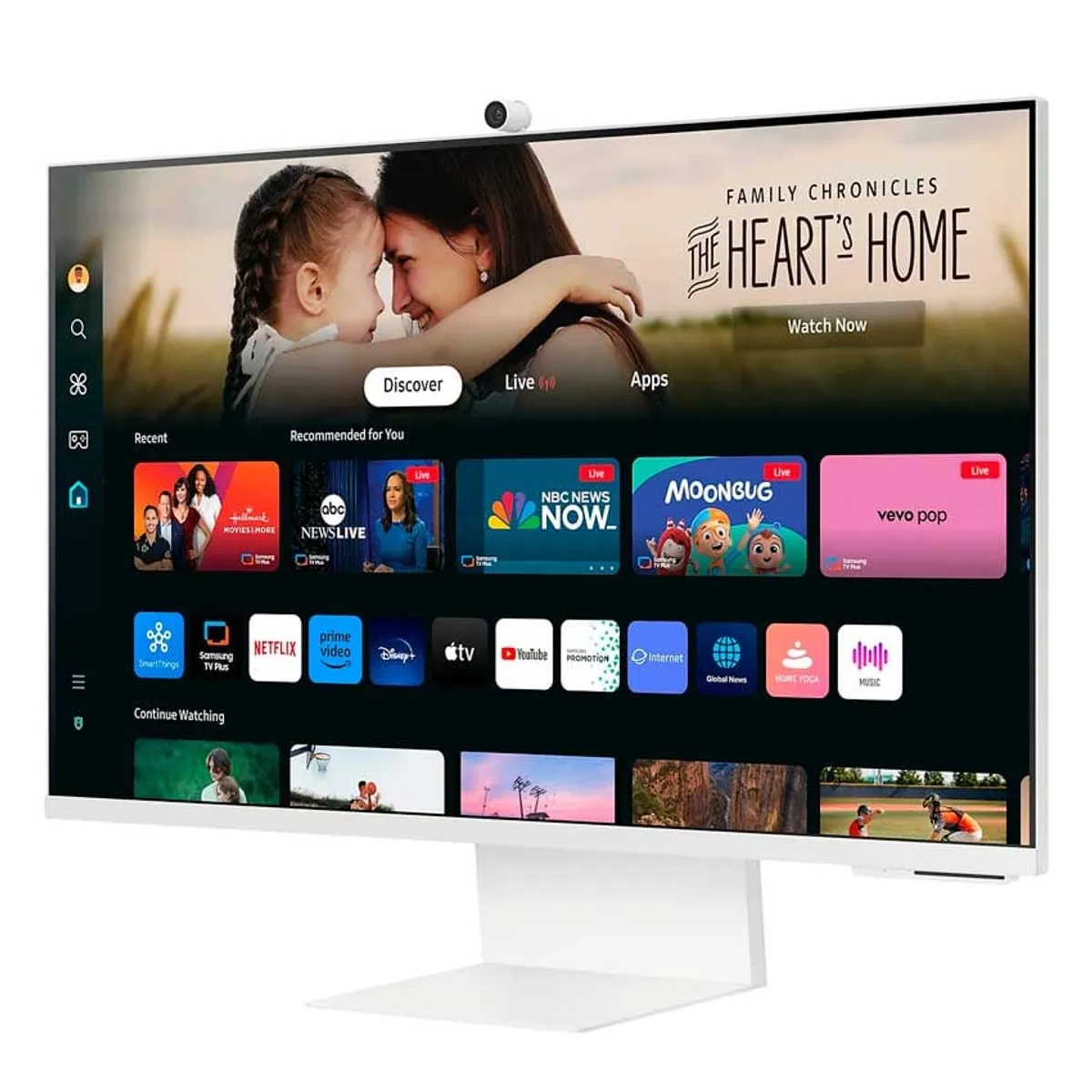 SAMSUNG - Monitor Samsung M8 32 UHD 4K Inteligente con Webcam AI y Streaming