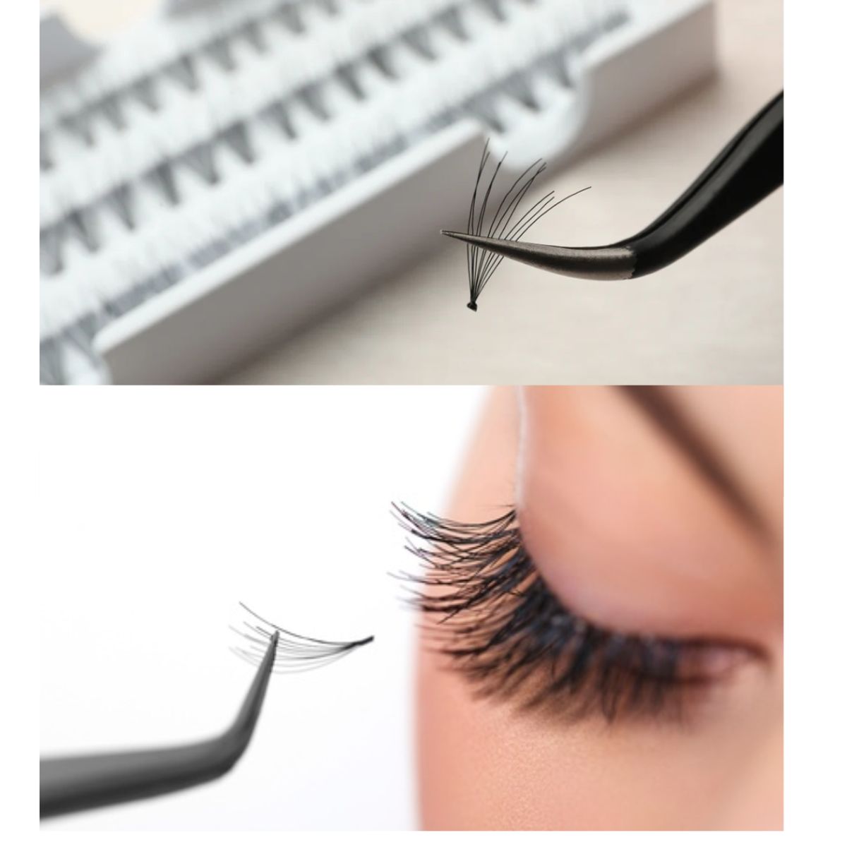 GENERICO - Pestañas Postizas 1x1 Tamaños 16 mm