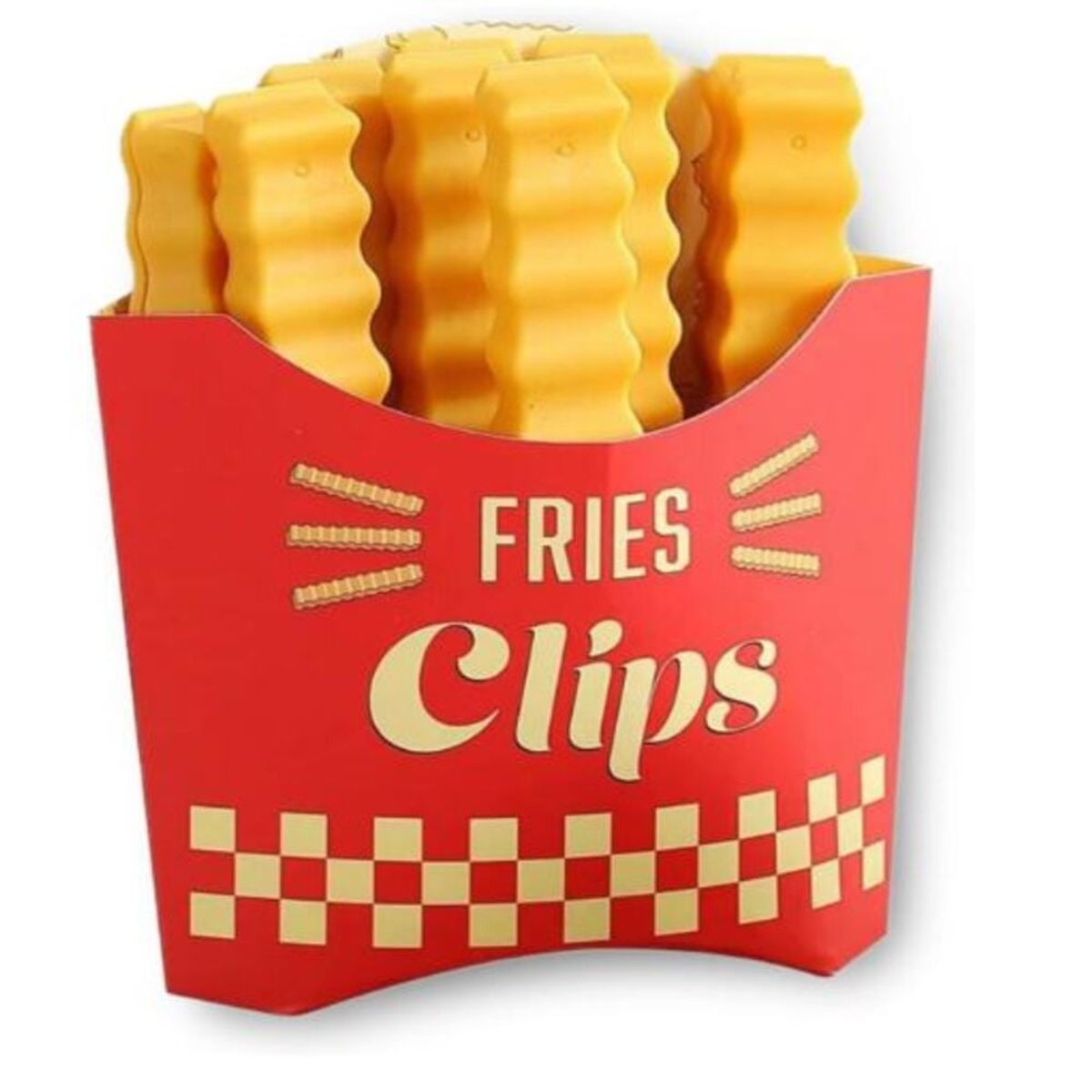 GENERICO - Clip Sellador de Bolsas en forma de papas Fritas