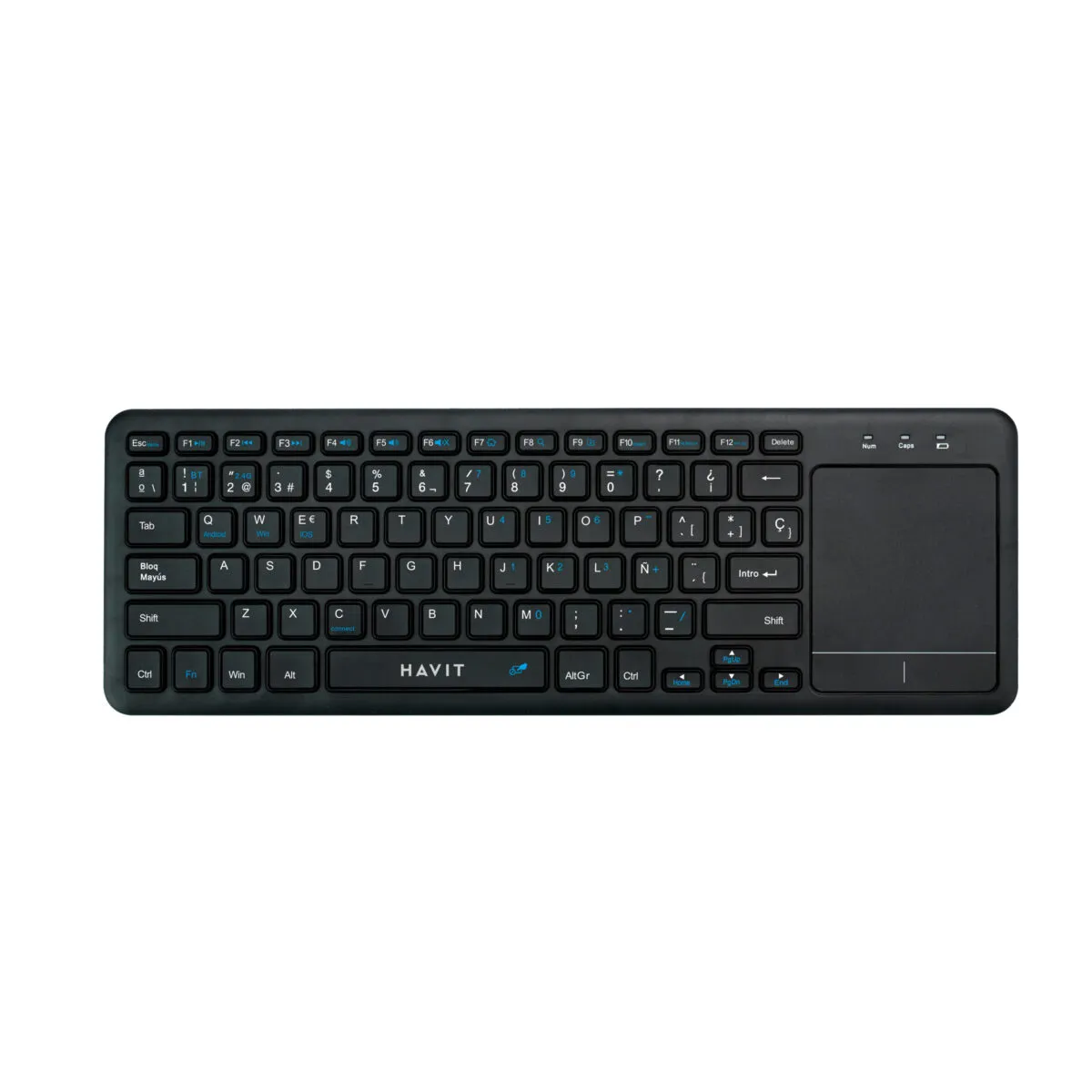 HAVIT - Teclado Havit Gamer Con Touchpad Gamenote Kb234wb