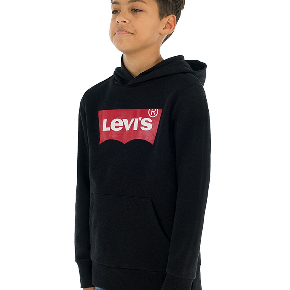 LEVIS - Polera para Niño Hoodie Batwing Levis