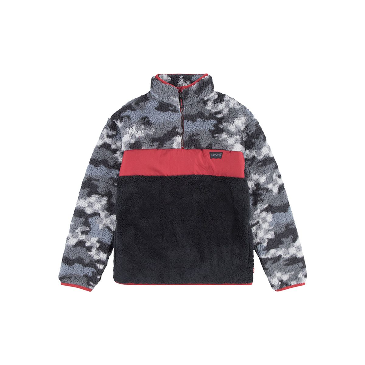 LEVIS - Casaca para Niño Sherpa Racer Tricolor Levis