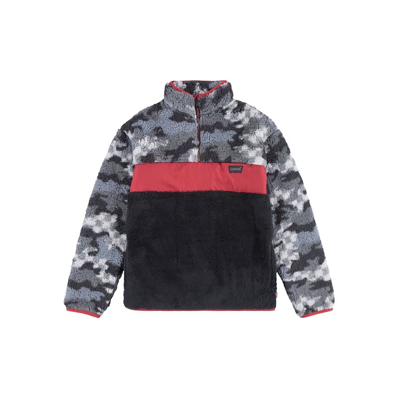 LEVIS - Casaca para Niño Sherpa Racer Tricolor Levis