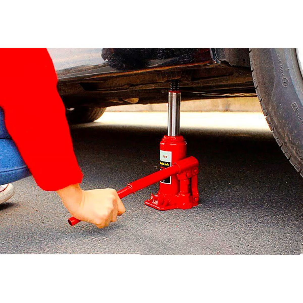 GENERICO - Gata Hidráulica Tipo Botella 6 Toneladas