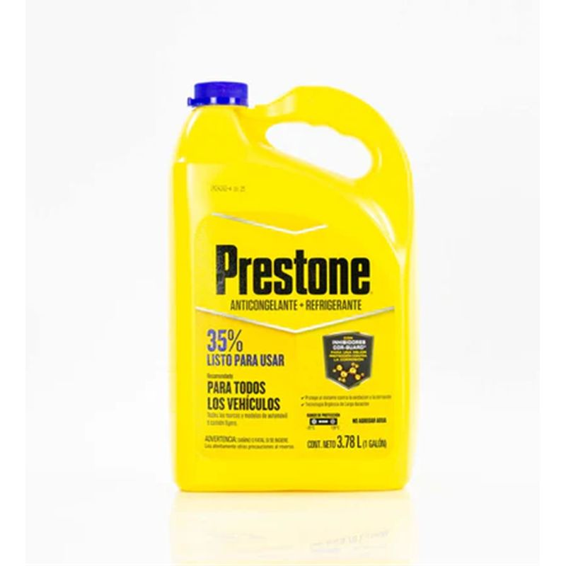 PRESTONE - Refrigerante Anticongelante Prestone Verde Porcentage 35