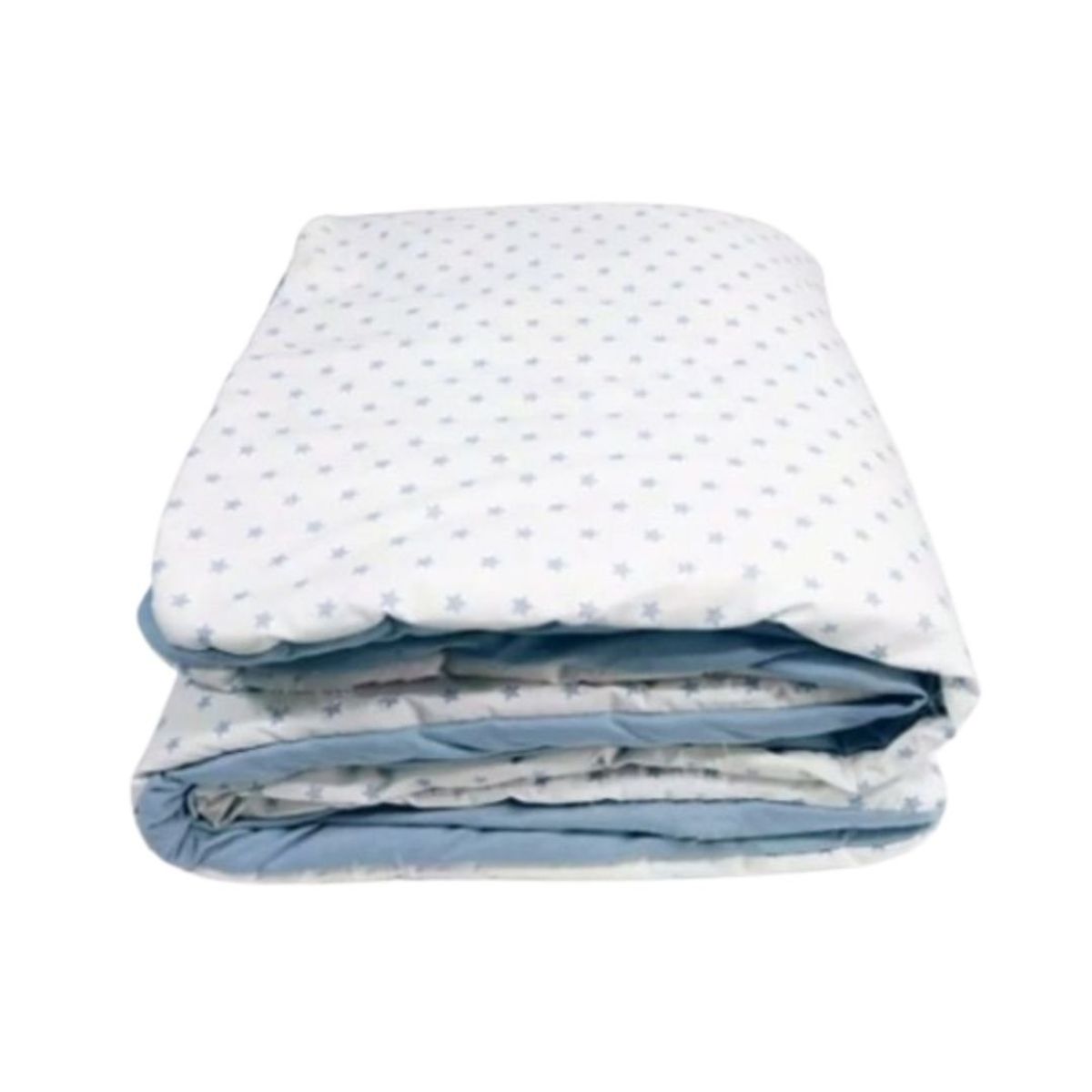 GENERICO - Edredón para Cuna estándar diseño estrellitas celestes