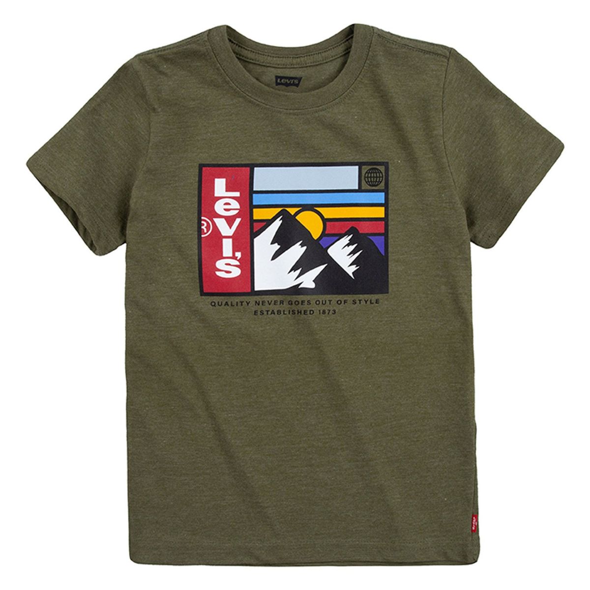 LEVIS - Polo para Niño Manga Corta Logo Mountain Levis