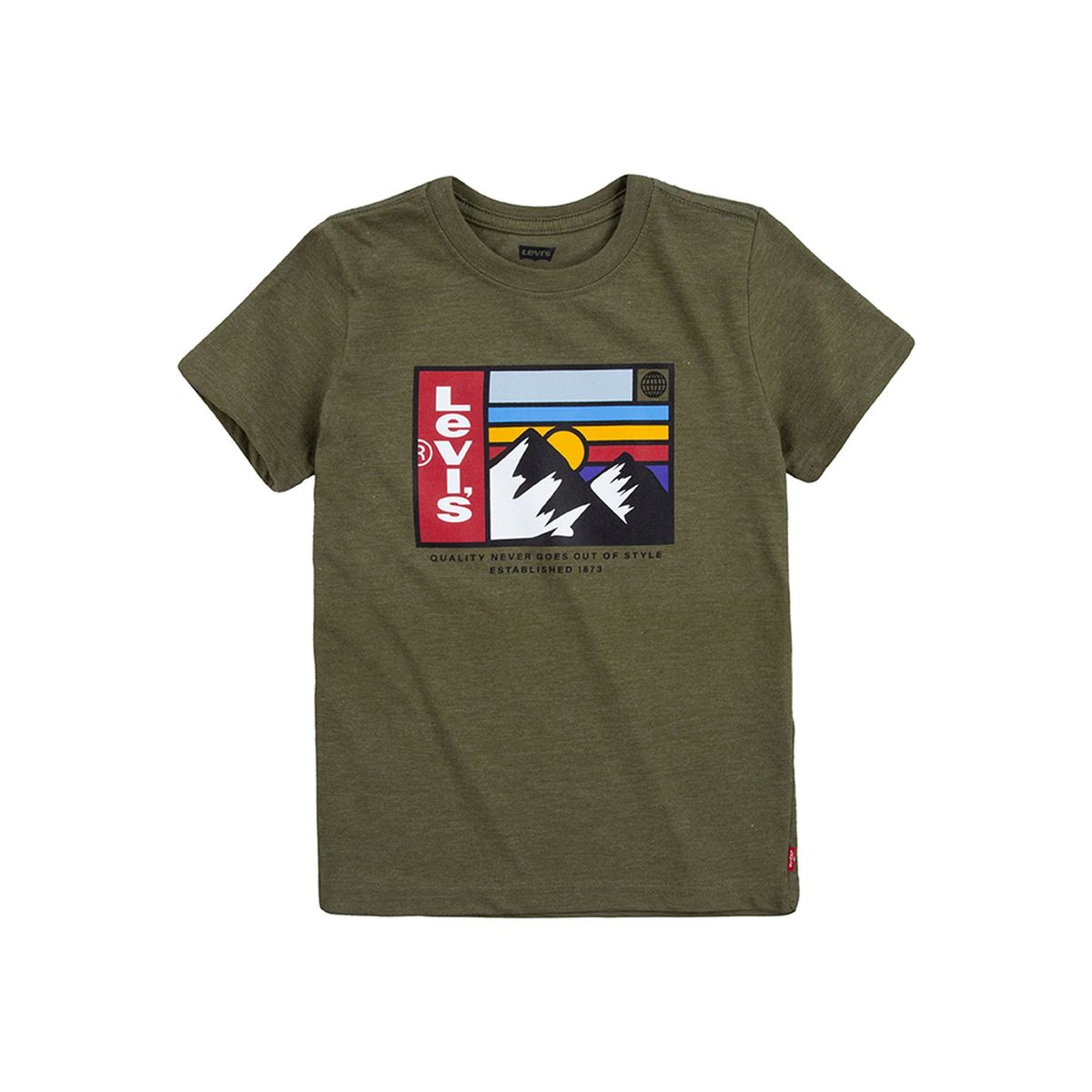 LEVIS - Polo para Niño Manga Corta Logo Mountain Levis