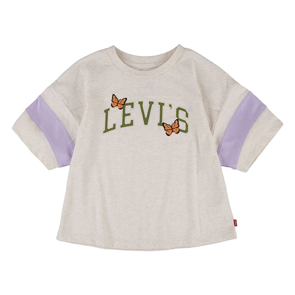 LEVIS - Polo para Niña Manga Corta Cropp Mariposas bordadas Levis