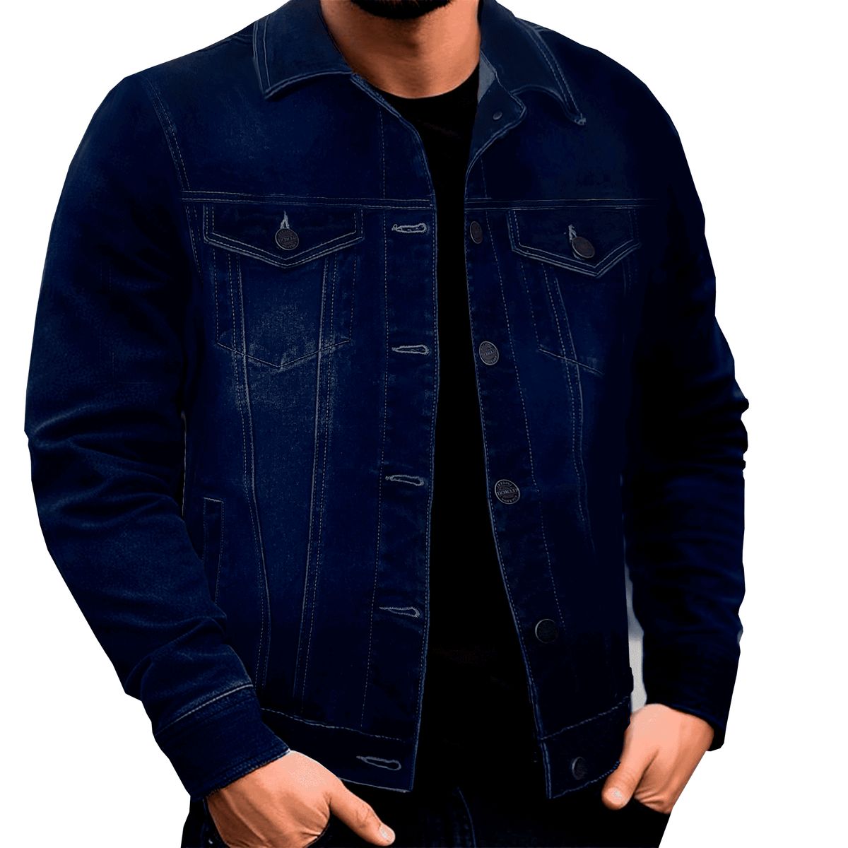 ELEMENT SPECIAL EDITION - CASACA JEAN STRECH GRIS VERSATIL Y MODERNA