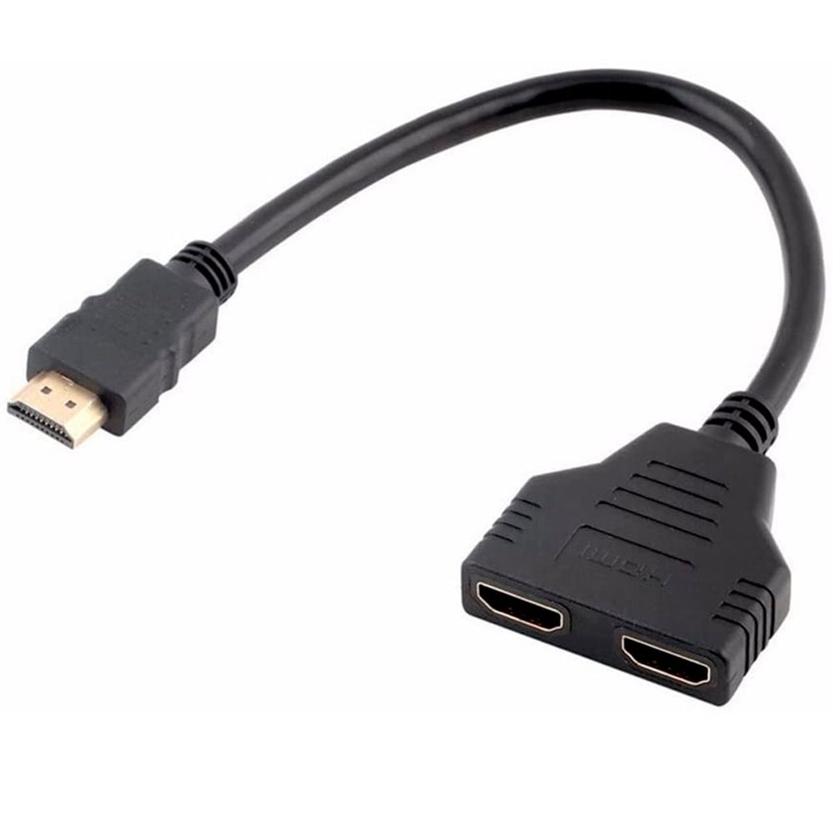 GENERICO - Cable Splitter Hdmi Miltiplicador x2 Conecte 1 Equipo 2 Tv