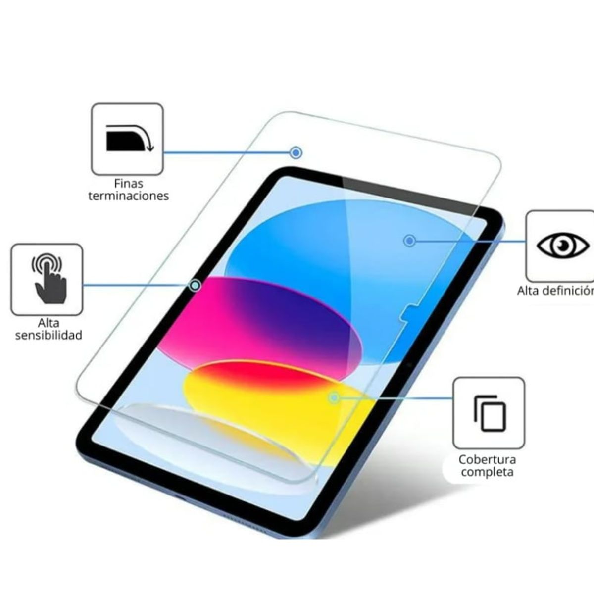 GENERICO - Mica de Vidrio Templado para iPad 11 – Protección Premium