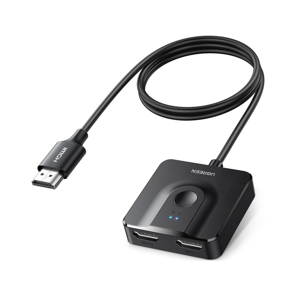 UGREEN - Switch HDMI 2 en 1 4k 60hz Splitter HDMI 2.0 1metro UGREEN