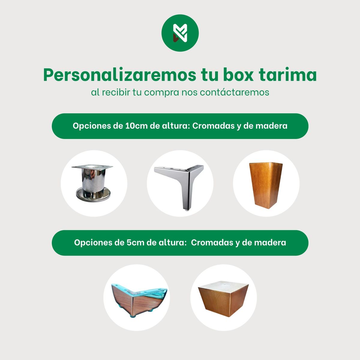 MUEBLES MACRUMO - Combo Cama tapizada Brisa Gris claro2p+Colchon Semiortopedico+Almohada