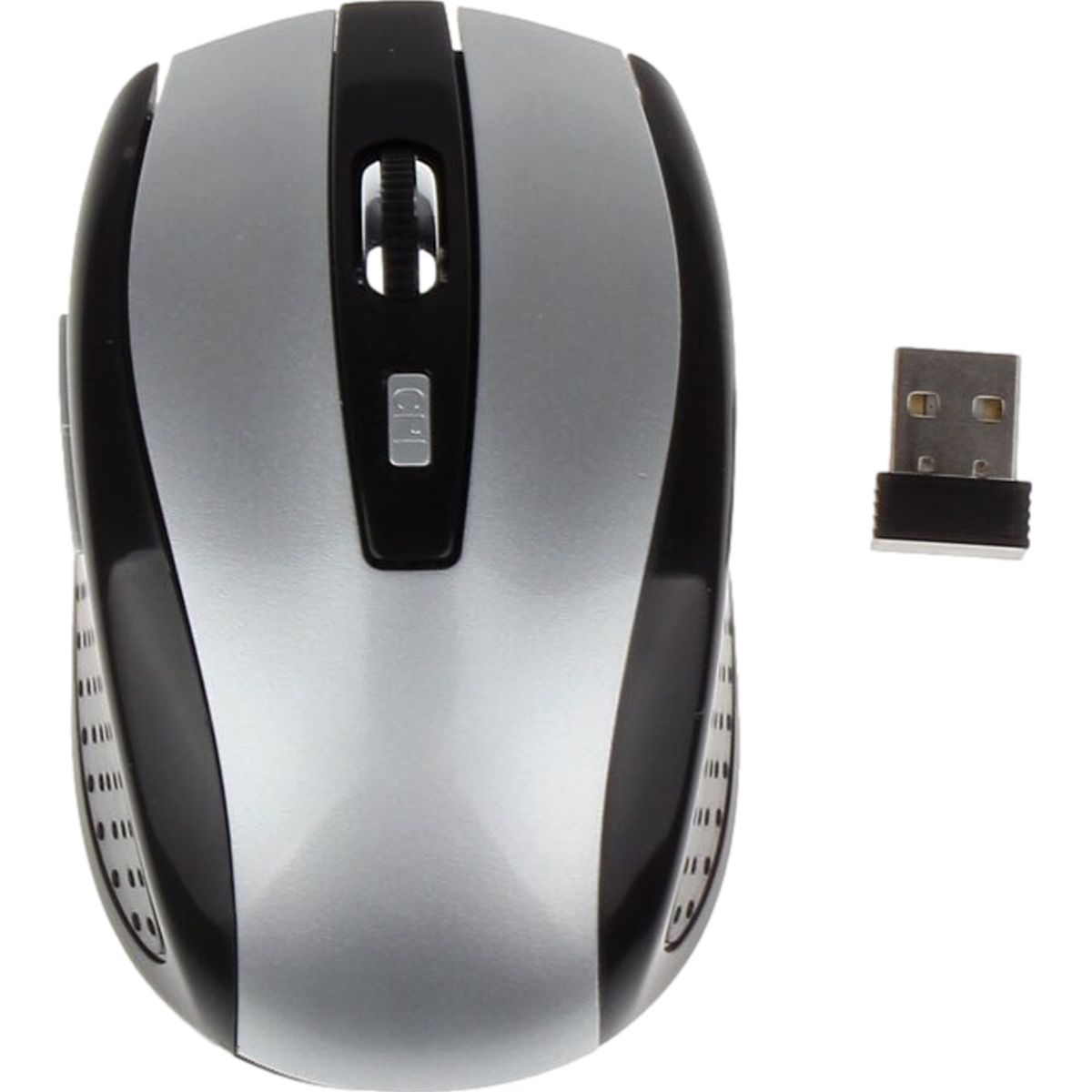 OEM - Mouse Inalámbrico 6D Conectividad 2.4 GHz 6 botones - Plata