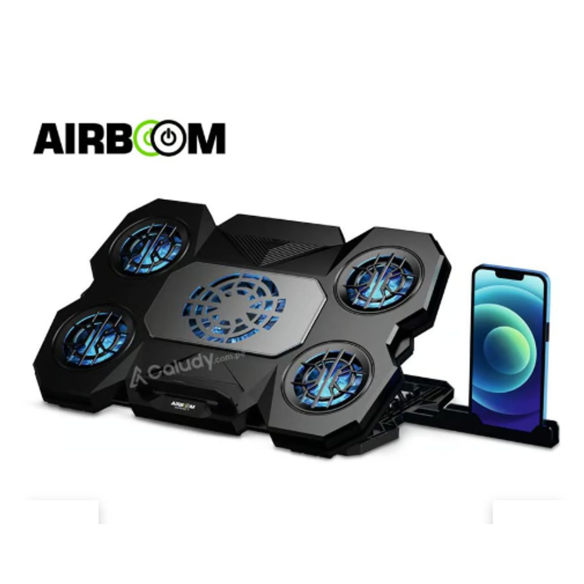 AIRBOOM - Base Con Cooler SUPREME5 AB034 4FAN 7CM+1FAN 10CM AIRBOOM